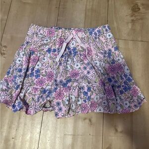 Cat & Jack Pink Floral Ruffle Skort